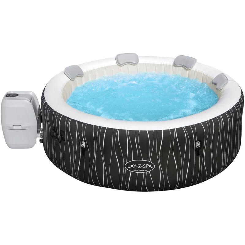Bestway&reg; LAY-Z-SPA&reg; LED-Whirlpool Hollywood AirJet? &Oslash; 196 x 66 cm, rund - 60059 