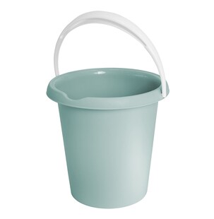 Kunststoff Eimer 12 L Putzeimer Haushaltseimer Wassereimer Universaleimer grün 