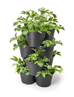 Säulentopf Pflanzturm Kräuter Topf Kartoffelturm Pflanzsäule Blumen Blumenampel 