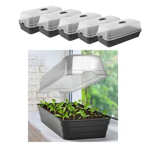 5x Aufzuchtbeet Deckel Früh-Beet Anzuchtkasten Mini Gewächshaus 