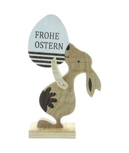 Hase Frohe Ostern Ostern Osterfigur Figur Osterdeko Frühling Deko Dekoration 