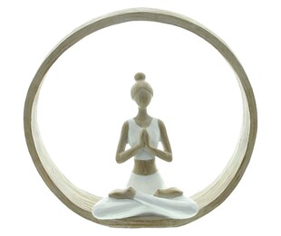 Dekoring Meditation Deko Ring Dekoration Figur Ostern Frühling Osterdeko 