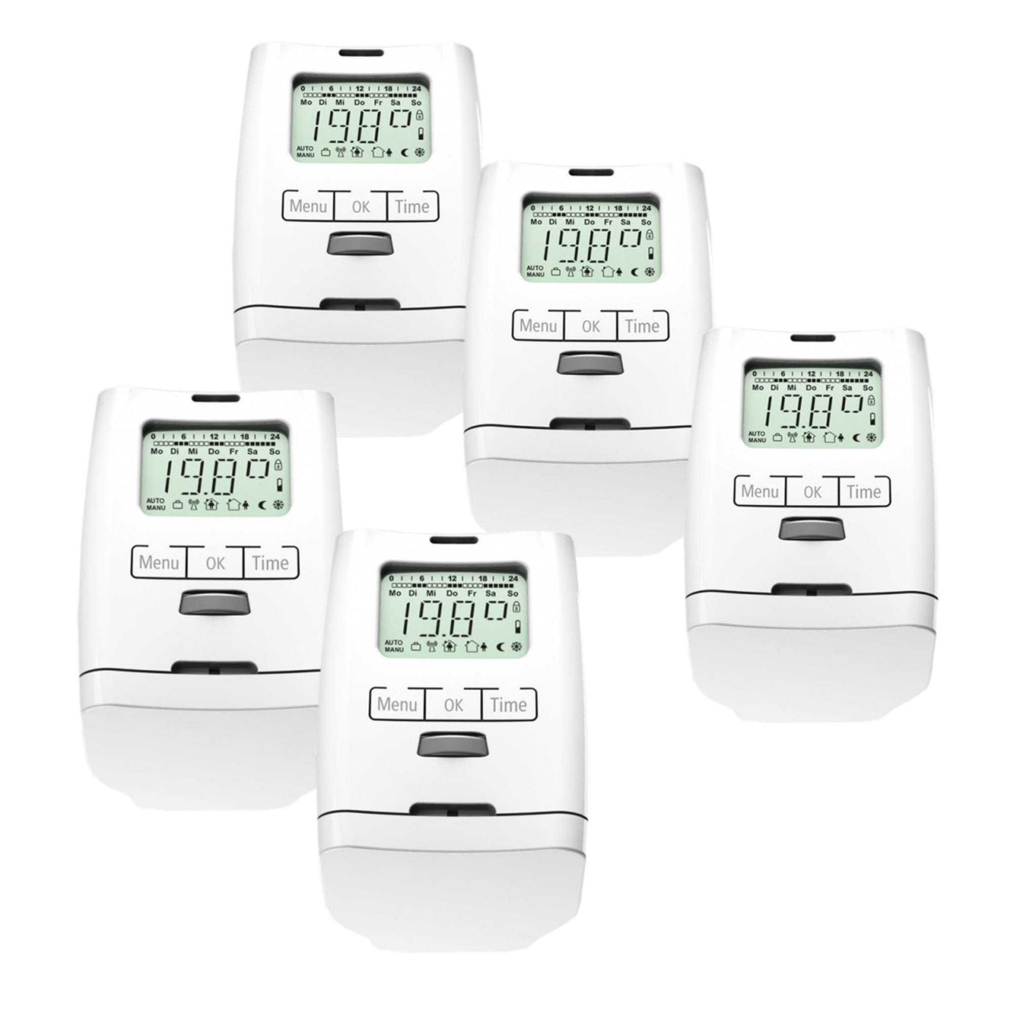 5 St&uuml;ck HT 2000 Elektronischer Heizk&ouml;rperthermostat Made in Germany 
