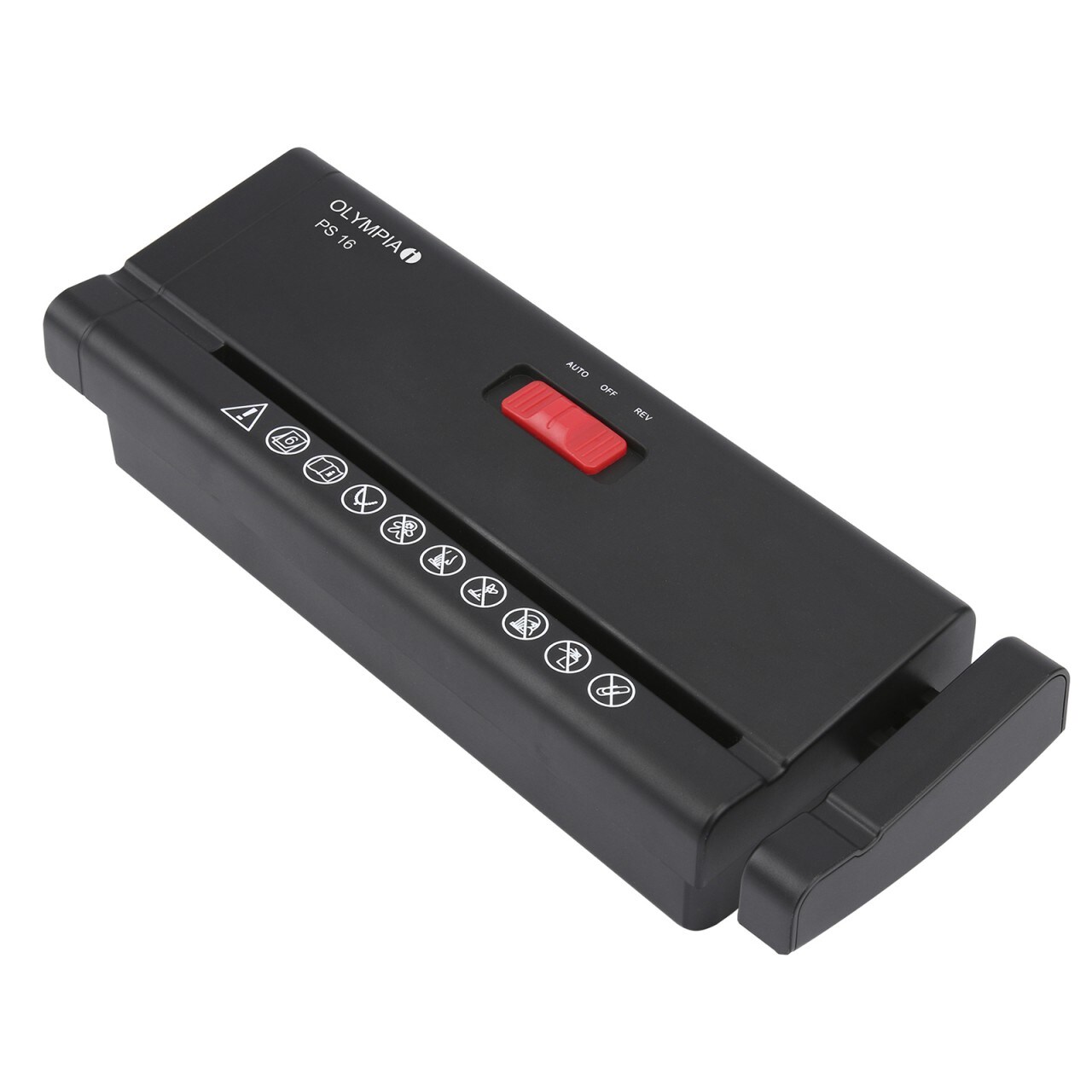 OLYMPIA PS 16 Aufsatzaktenvernichter, Schwarz 