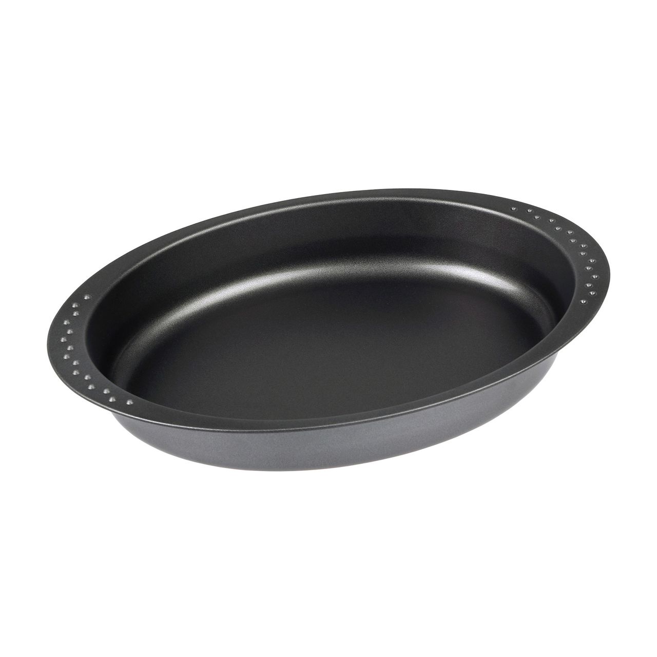 CHG Backofenform, antihaftbeschichtet, oval, ca. 36 x 25 x 5,5 cm 