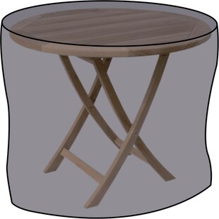 LEX Schutzhülle für Gartentische, Ø 125 x 83 cm, Tragetasche 