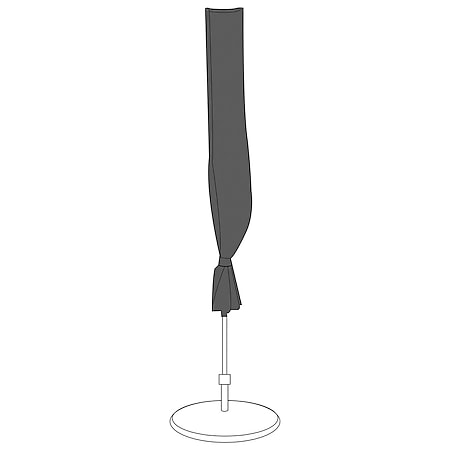 LEX Schutzhülle Deluxe für Partyschirme, Ø 260 – 450 cm, Tragetasche mit Reißverschluss 