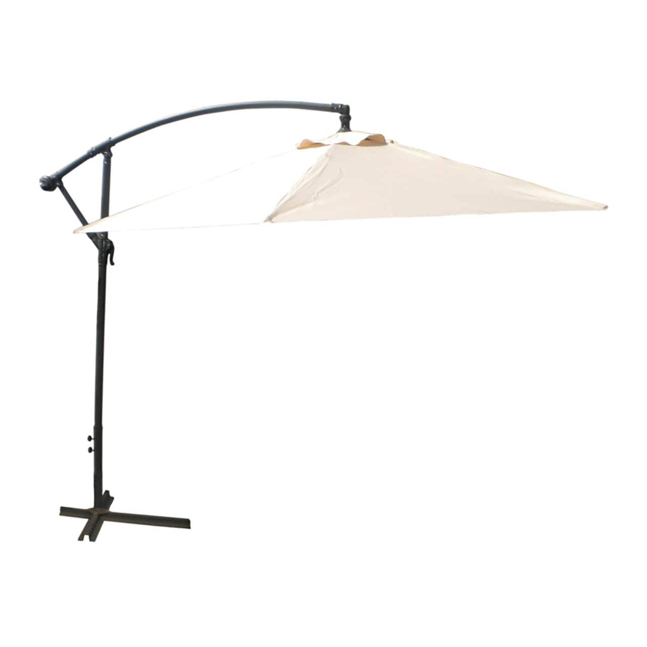 LEX Ampelschirm &Oslash; 3m mit Kurbel, Beige 