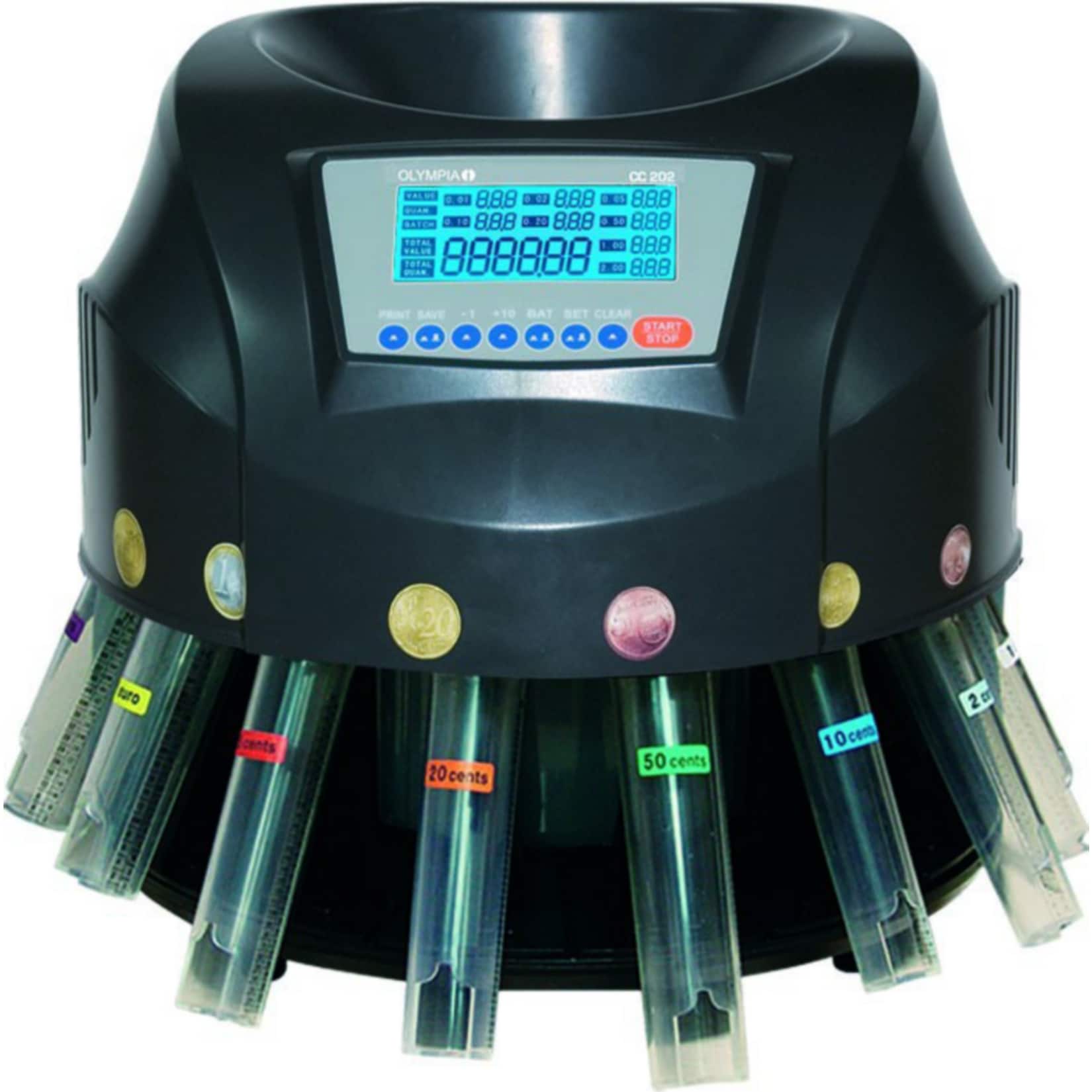 OLYMPIA CC 202 M&uuml;nzz&auml;hl- und Sortierger&auml;t 
