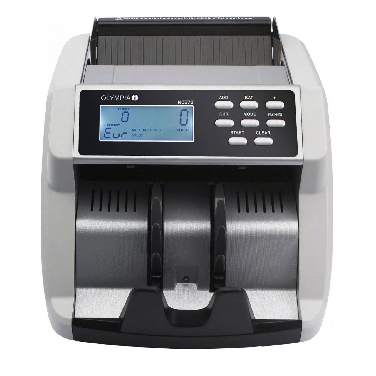 OLYMPIA NC 570 Geldpr&uuml;f- und Geldz&auml;hlger&auml;t, Gemischtwertz&auml;hler 