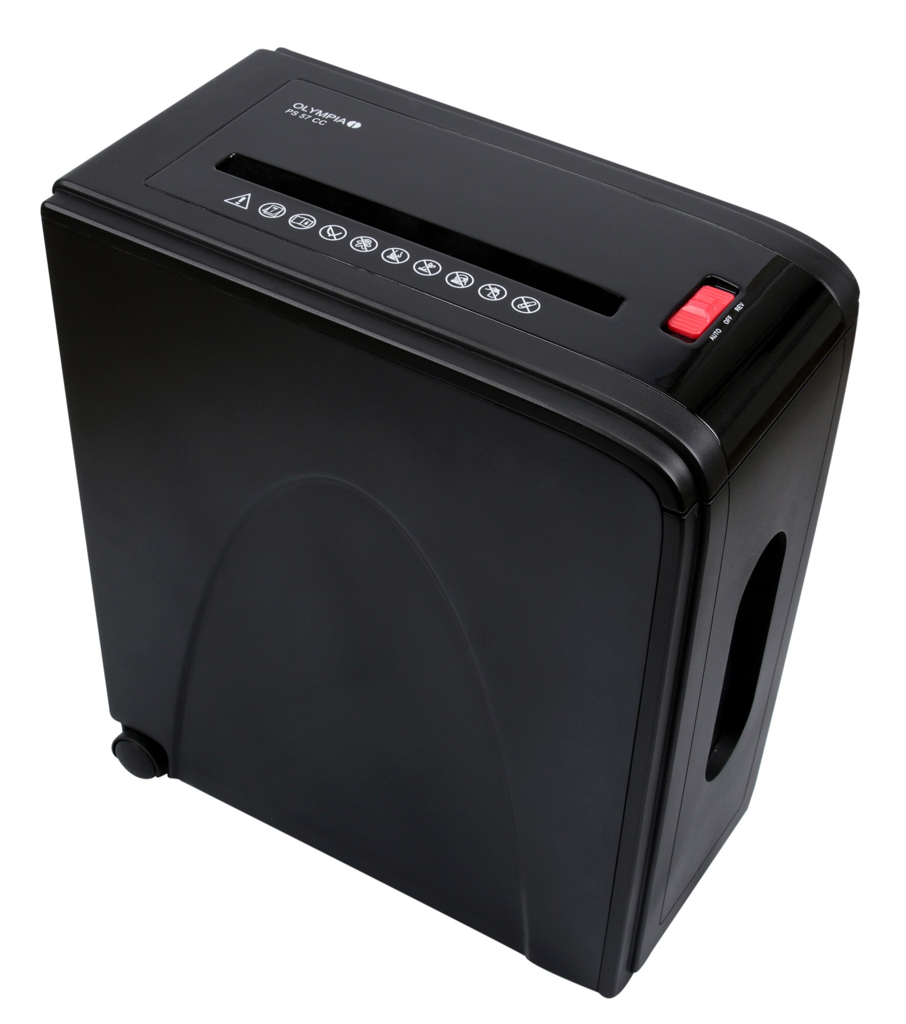 OLYMPIA PS 57 CC Aktenvernichter, Partikelschnitt, Schwarz 