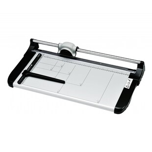 OLYMPIA TR 4815 Profi Rollenschneidegerät, DIN A3, bis 15 Blatt, Silber/Schwarz 