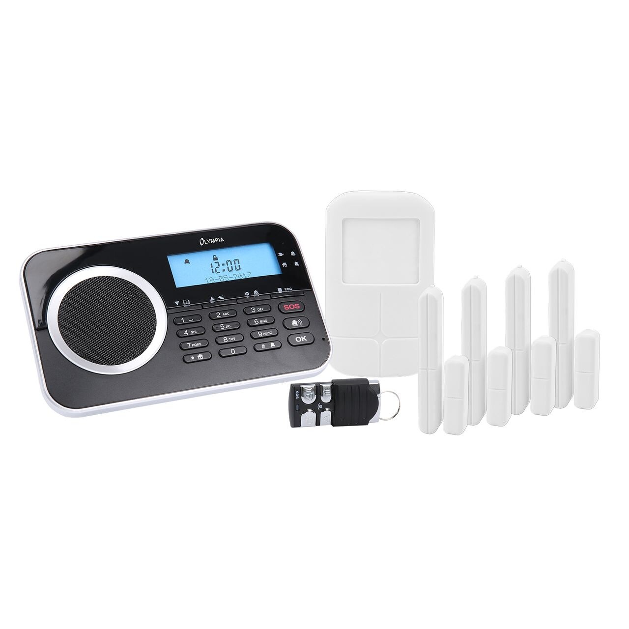 OLYMPIA Protect 9761 GSM Haus Alarmanlage Funk Alarmsystem mit App