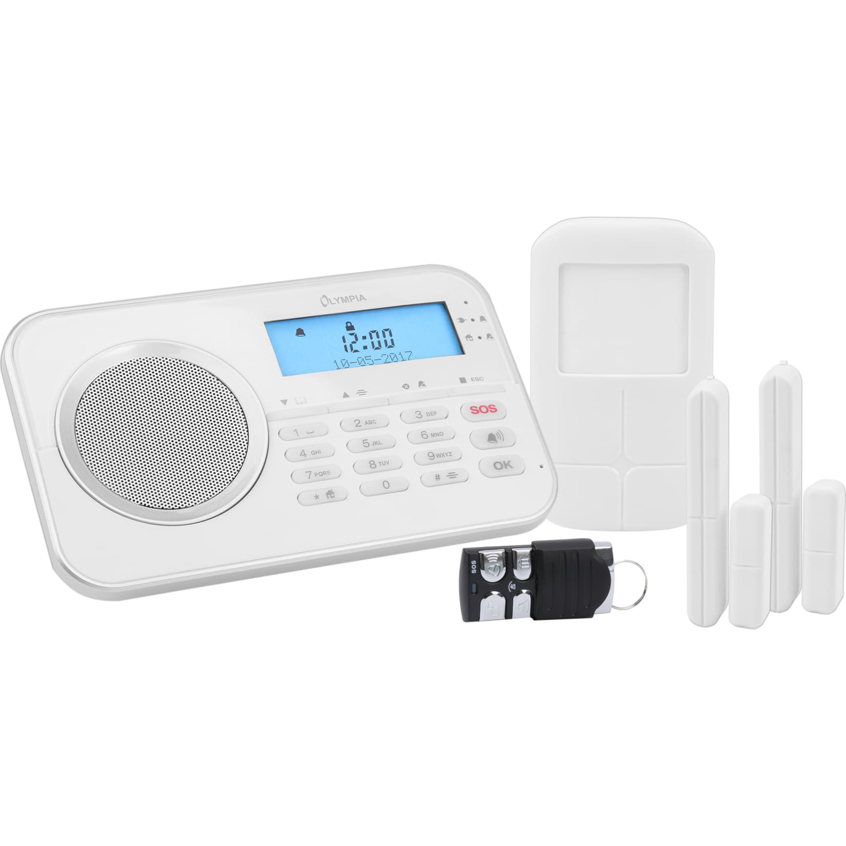 OLYMPIA Protect 9868 GSM Haus Alarmanlage Funk Alarmsystem mit App 