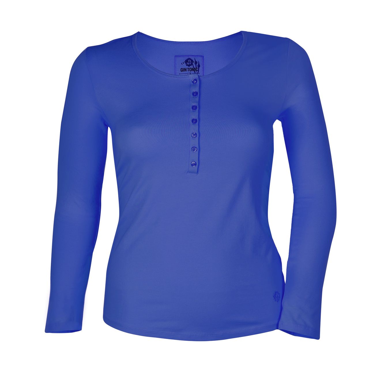 GIN TONIC Damen Langarm Shirt/m /blau 