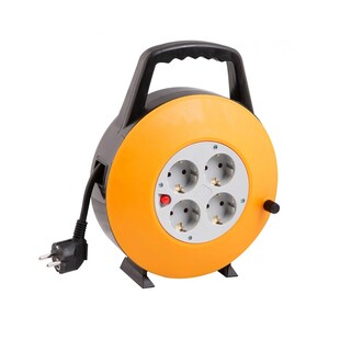 LEX Kabeltrommel für den Haushalt, 10 m 