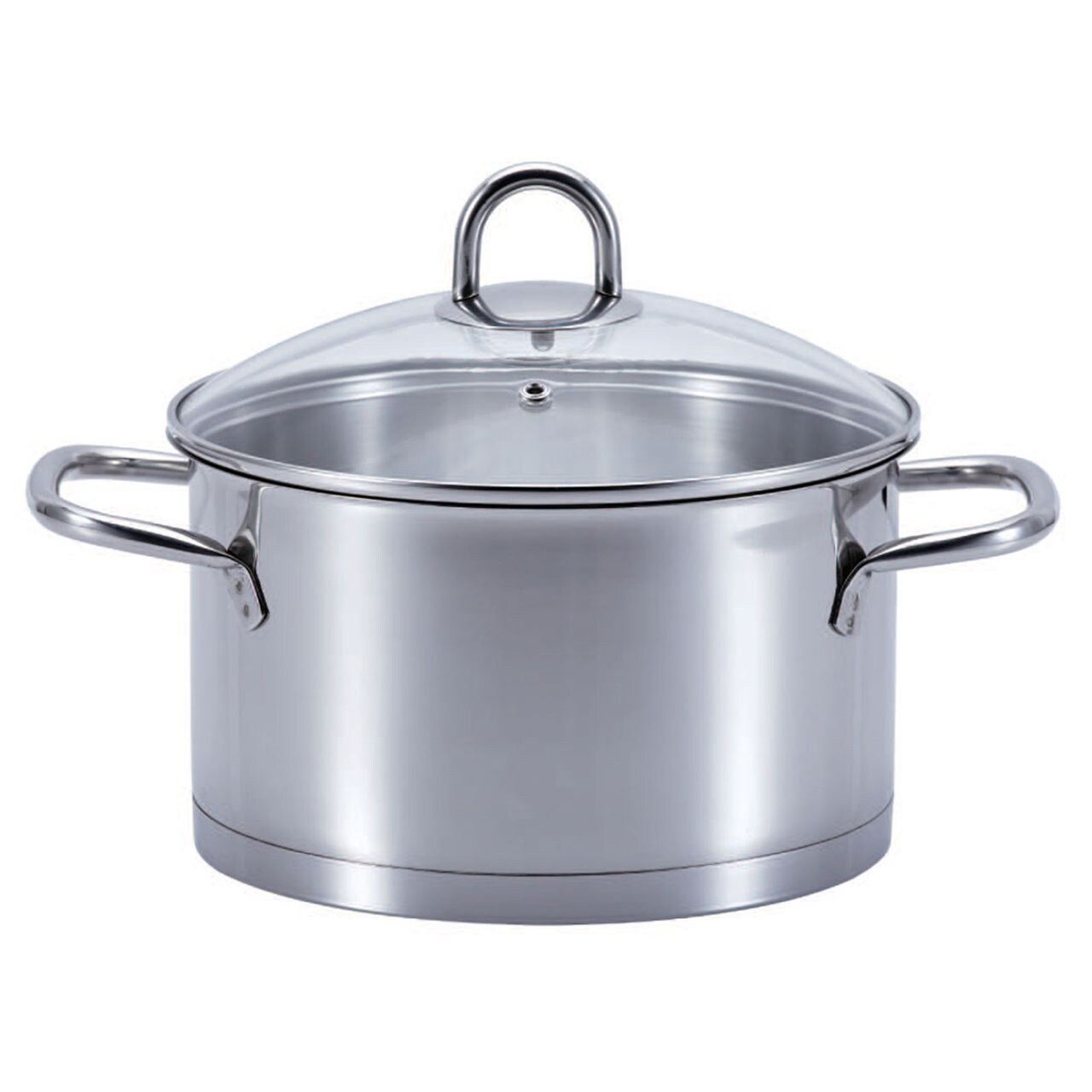 SSW Kitchen Q Profi Star Kochtopf mit Deckel,  Edelstahl, Ø 24 cm,