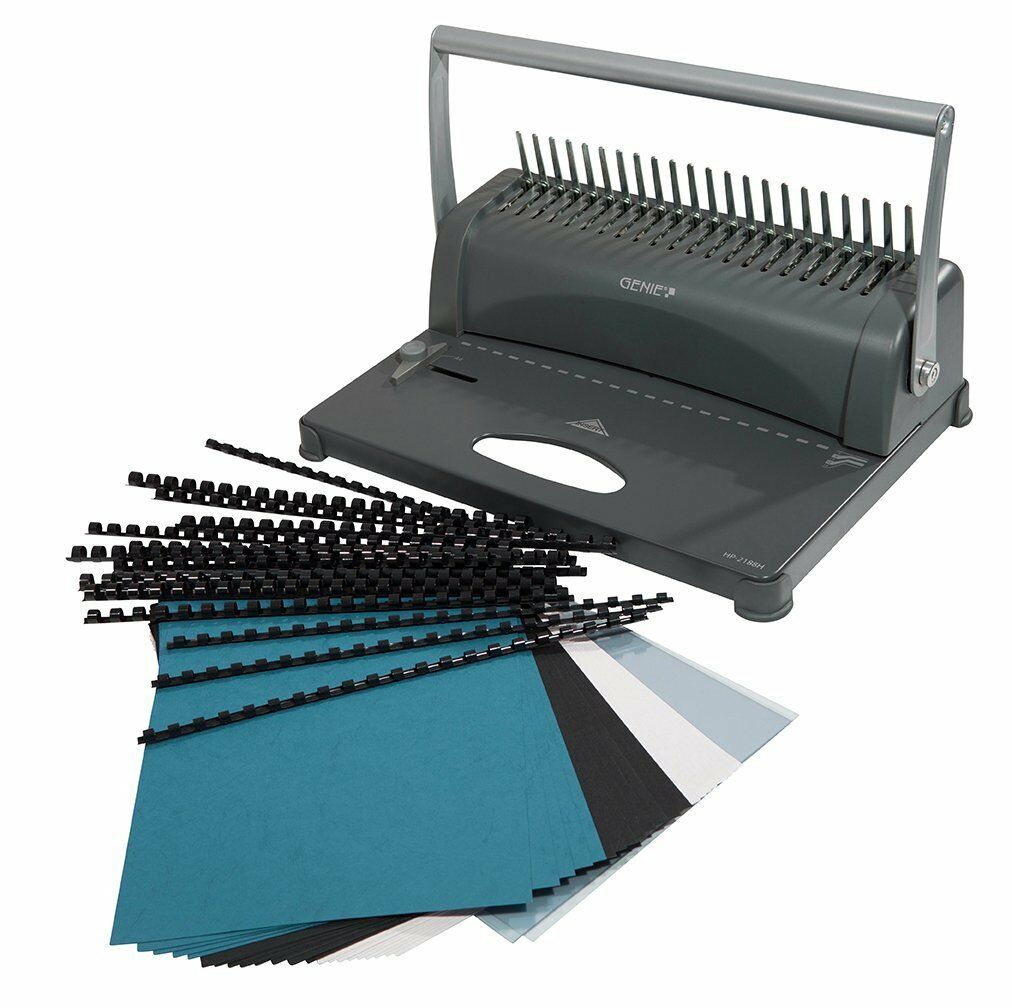 GENIE CB850 Bindeger&auml;t Bindemaschine Spiralbindeger&auml;t Stanzger&auml;t Binder A4 Buch 