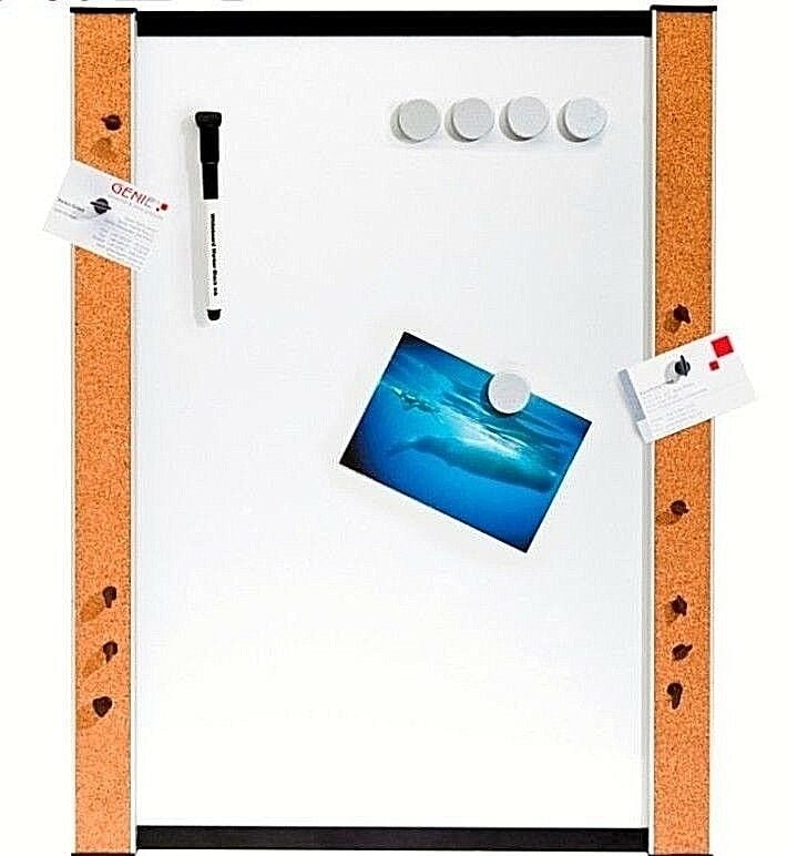 GENIE Whiteboard Kork Magnettafel Memoboard Wandtafel Pinnwand Schreibtafel NEU! 