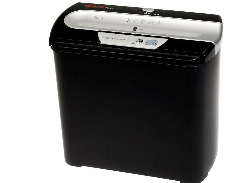 GENIE 255 Aktenvernichter CD Aufsatz Papierschredder Rei&szlig;wolf Sicherheitsstufe P1 