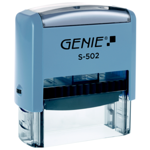 GENIE S-502 Selbstfärbender Stempel Set mit bis zu 5 Zeilen 