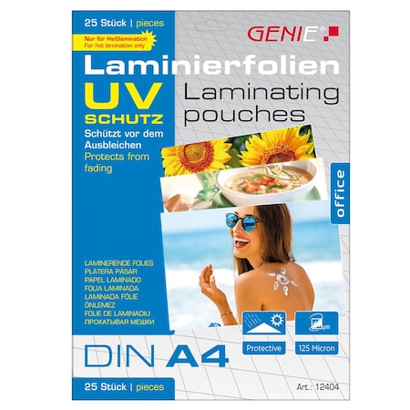 25 Stück Laminierfolien DIN A4 mit UV-Schutz bei Marktkauf online bestellen