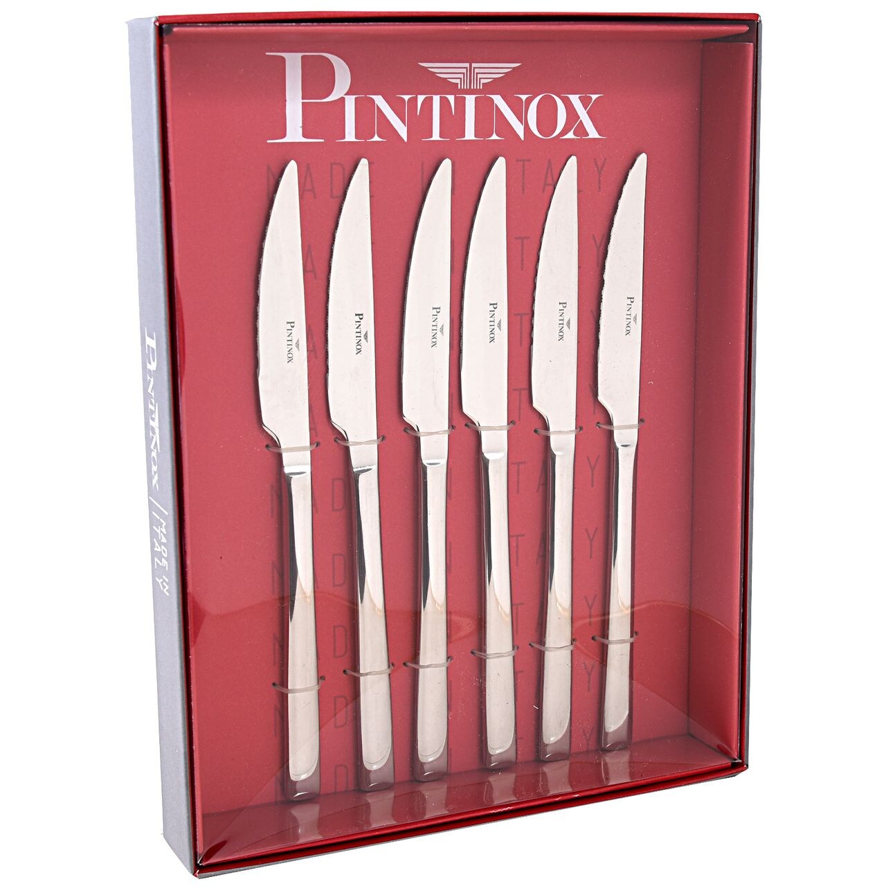 PINTINOX Steakmesser geschmiedet Wellenschliff Edelstahl 18/10 Synthesis