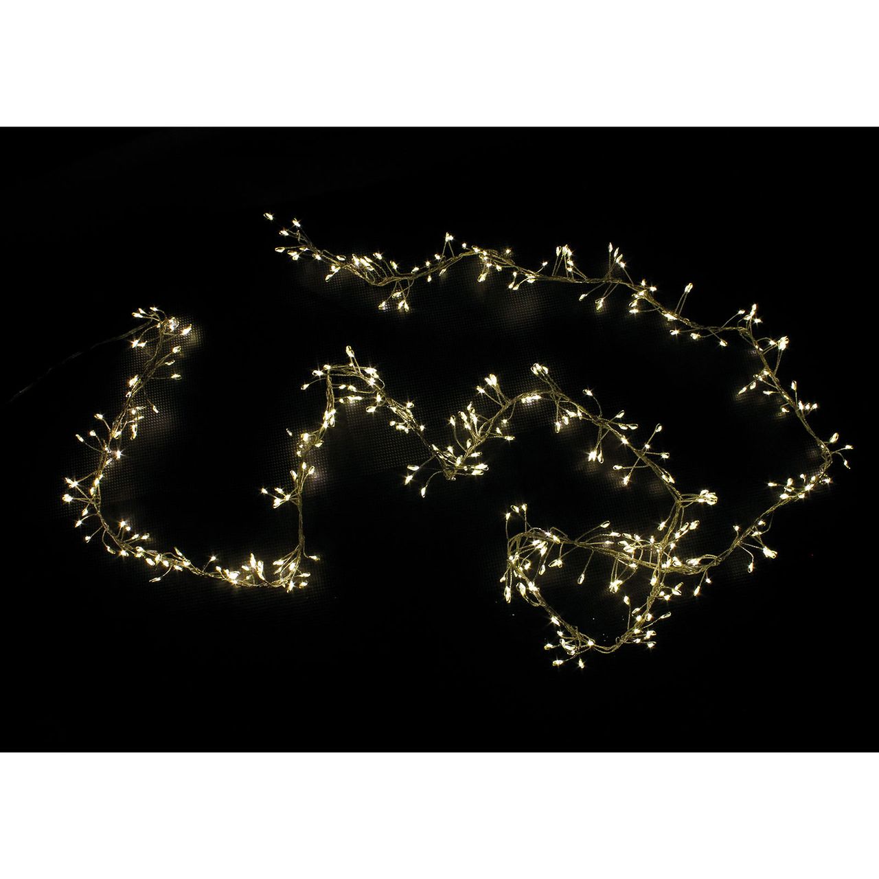 LEX 400er LED Tropfen-Lichterkette, Warmwei&szlig;, f&uuml;r innen 