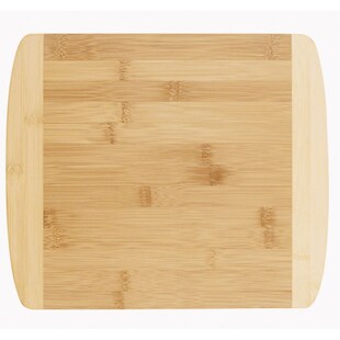 SSW Schneidebrett aus Bambus zweifarbig 34 x 29 x 1,4 cm 