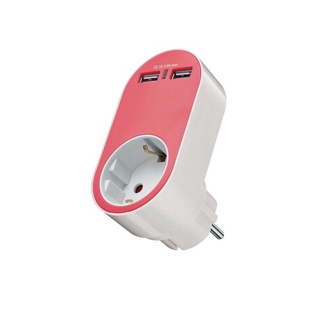 USB-Steckdosen-Adapter, Rot bei Marktkauf online bestellen