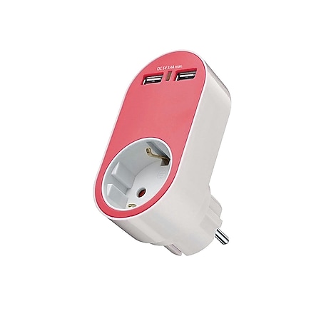 USB-Steckdosen-Adapter, Rot bei Marktkauf online bestellen