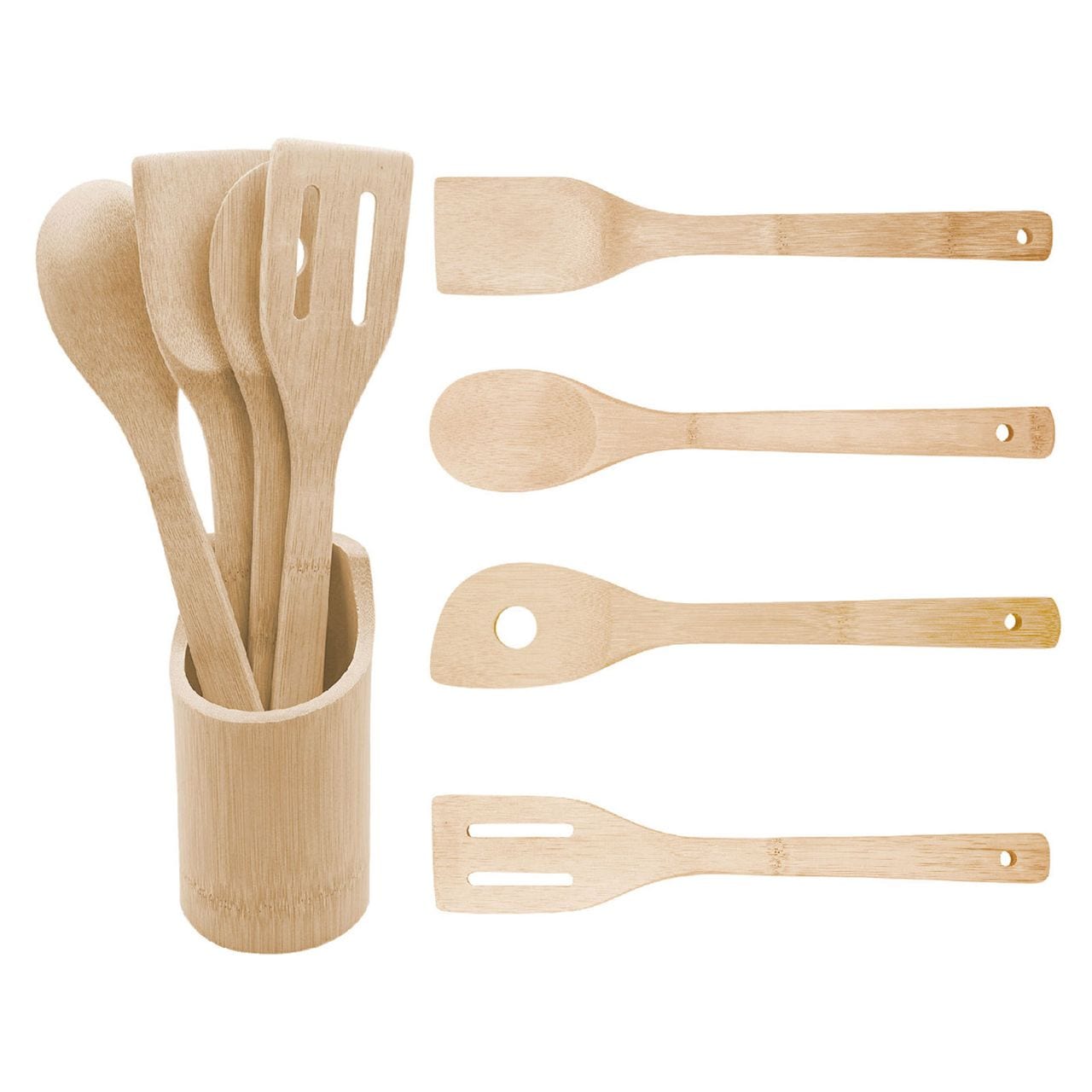 SSW K&uuml;chenhelfer Set aus Bambus 5-teilig 