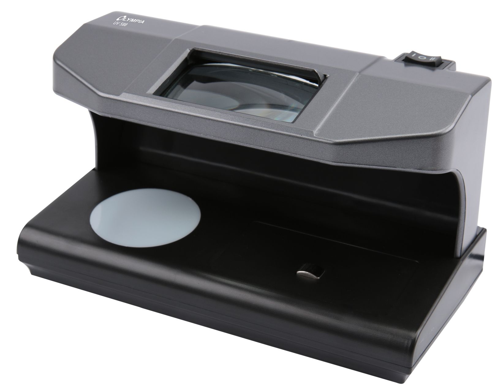 OLYMPIA UV 588 Geldscheinpr&uuml;fger&auml;t mit Magnetsensor und Wasserzeichentest 2x 3W UV LED 