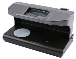 OLYMPIA UV 588 Geldscheinprüfgerät mit Magnetsensor und Wasserzeichentest 2x 3W UV LED 