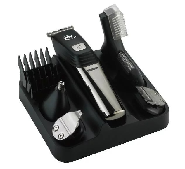 6 IN 1 Akku Haarschneidemaschine Haarschneider Bartschneider Ladestation 