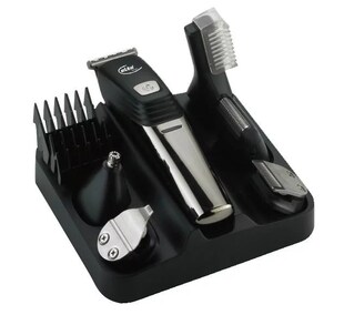 6 IN 1 Akku Haarschneidemaschine Haarschneider Bartschneider Ladestation 