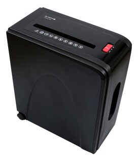 OLYMPIA Aktenvernichter Partikelschnitt Sicherheitsstufe P4 PS 57CC Plus Schwarz 