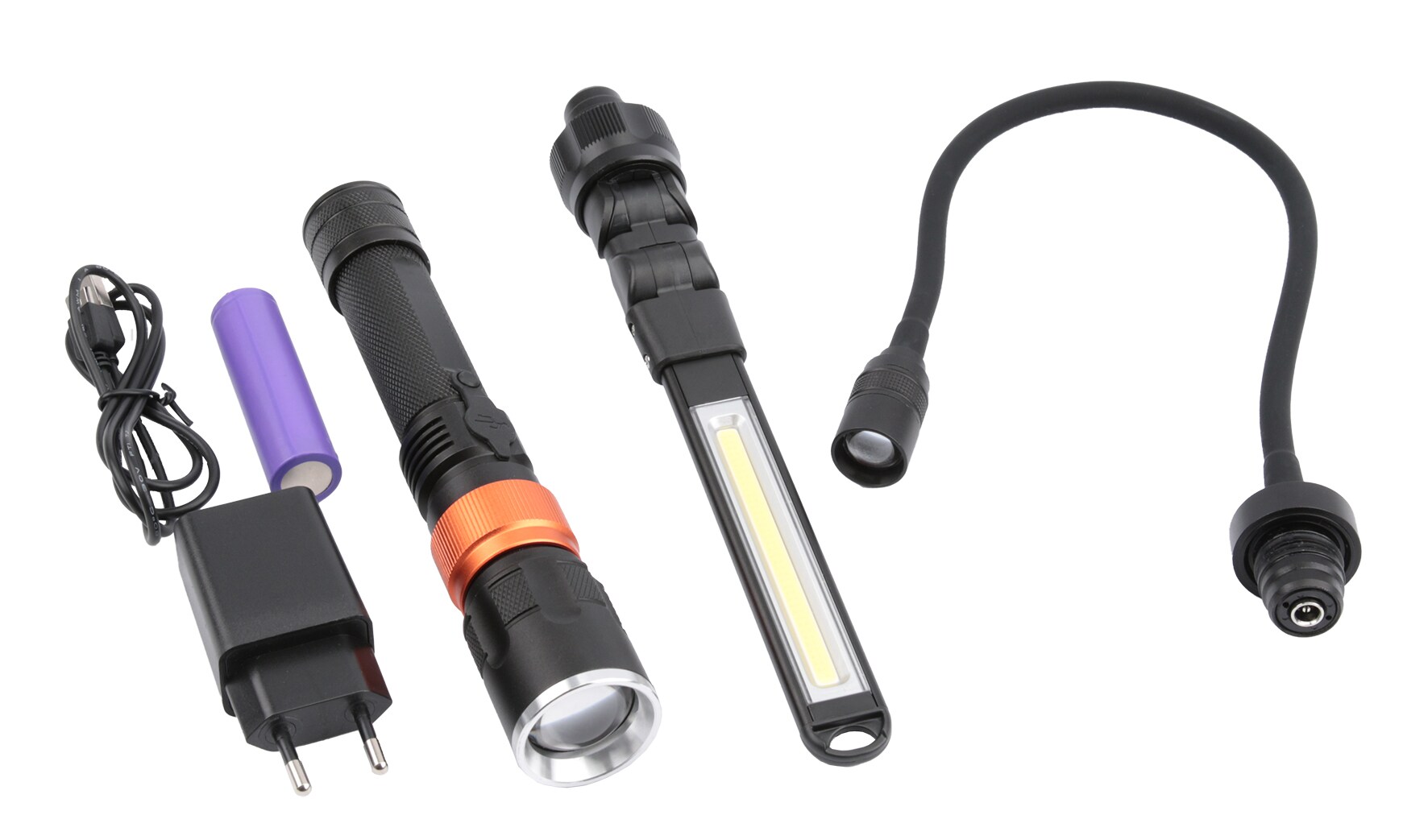 DMAX Taschenlampen Set  Universelle Taschen-/ Arbeitsleuchte ULG 103 