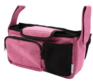 Kinderwagen Organizer Buggy 2 Getränkehalter Aufbewahrung für Windeln Spielzeug 