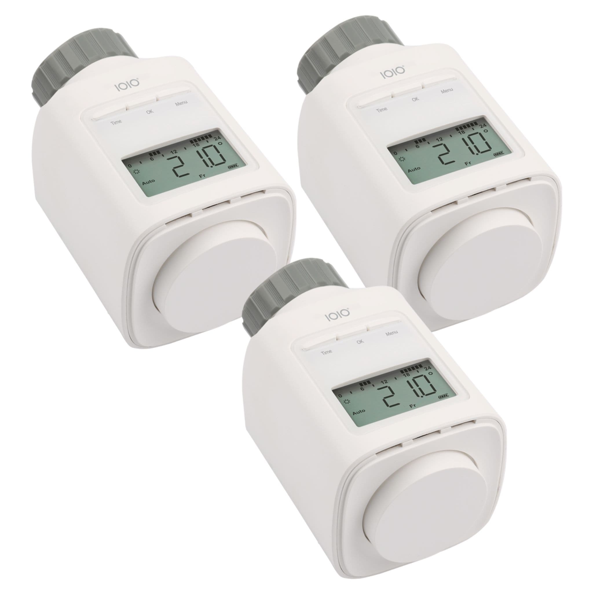 3 St&uuml;ck IOIO HT 2000  Elektronischer Thermostat Heizk&ouml;rperthermostat spart bis 30% Heizkosten 