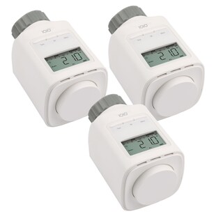 3 Stück IOIO HT 2000  Elektronischer Thermostat Heizkörperthermostat spart bis 30% Heizkosten 