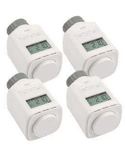 4 Stück IOIO HT 2000 Elektronischer Thermostat Heizkörperthermostat spart bis 30% Heizkosten 