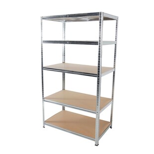 LEX Universal Schwerlastregal Lagerregal Eckregal mit 5 Fachböden 