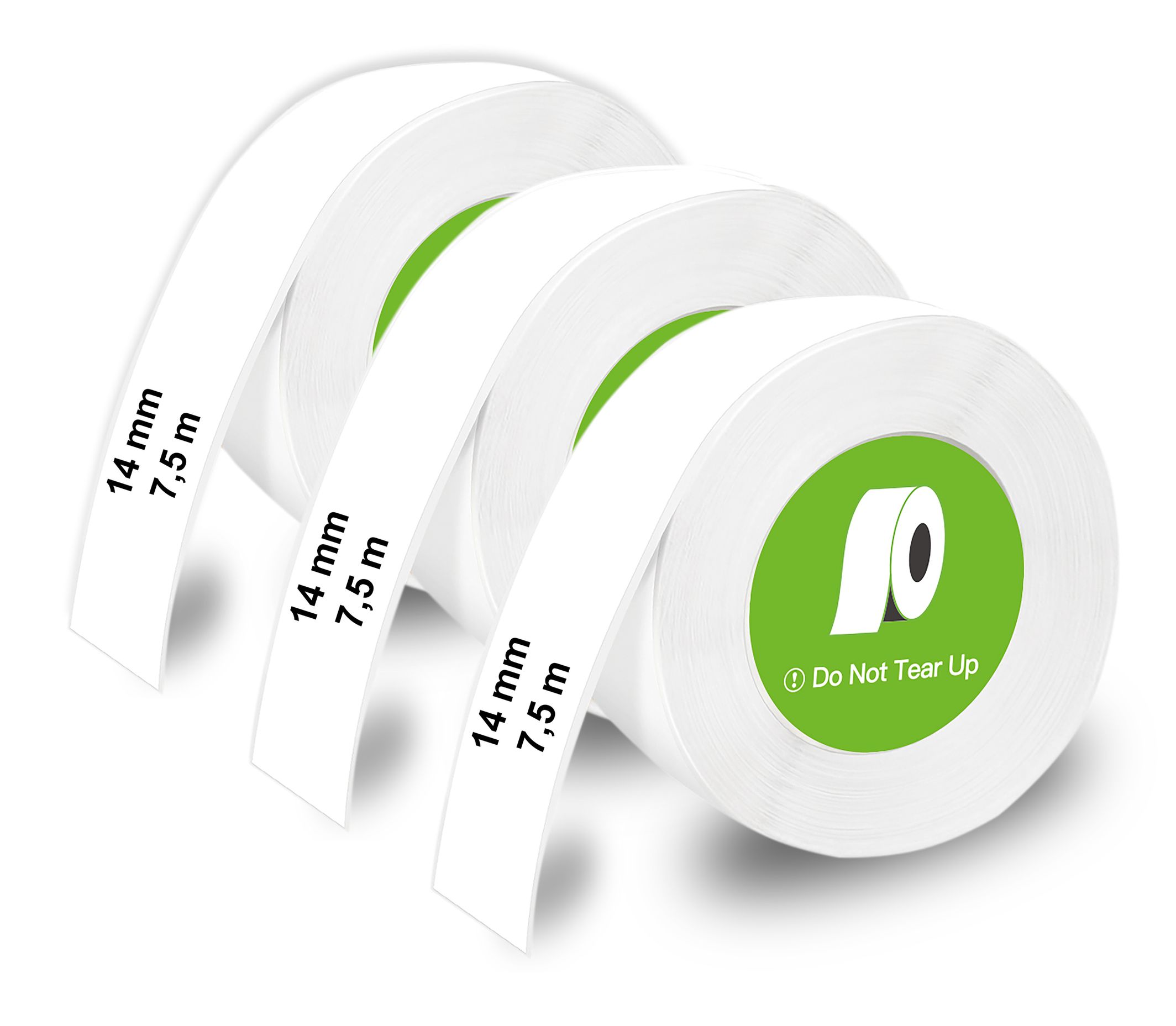 Etiketten Olympia Endlos Etikettenrolle, wei&szlig;, 3er-Pack 