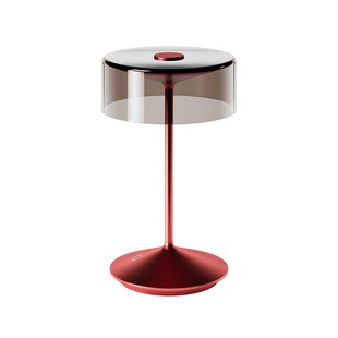 Numotion Akku Glasleuchte Sigor Tischleuchte IP 54 kirschrot 265mm 2,2W FlexMood 2200K/2700K 171lm Ra85 dim 