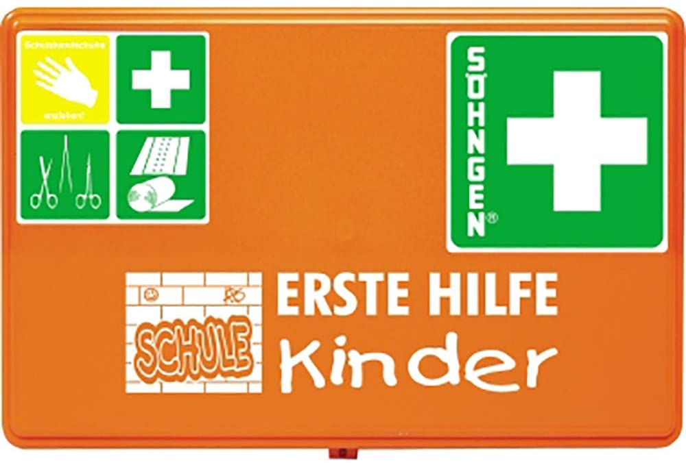S&ouml;hngen Verbandskasten Schule Verbandkoffer mit F&uuml;llung 