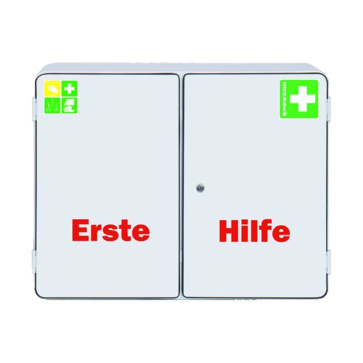 S&ouml;hngen Verbandschrank London 2-t&uuml;rig ohne Inhalt, mit Sicherheitsschloss 