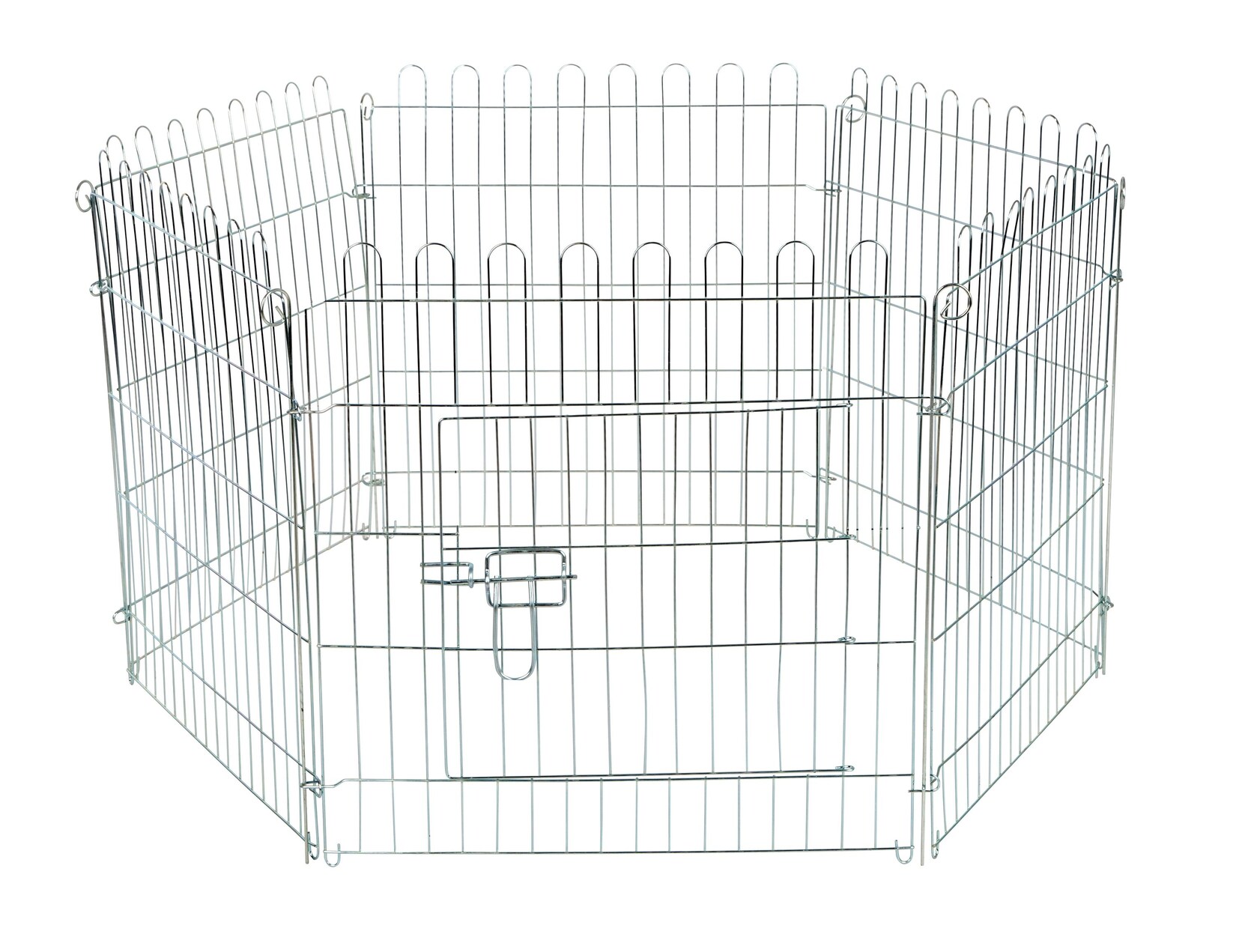 Kerbl Freilaufgehege 6-eckig Gehege für Kleintiere, 56,5x56,5 cm