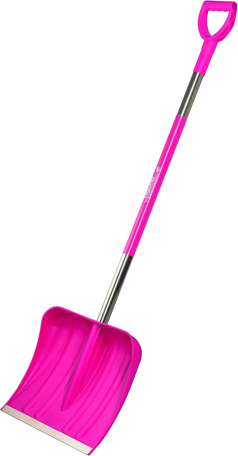 Freund Victoria Schneeschaufel 40 cm Colourline Schneeschieber pink Stiel 105 cm