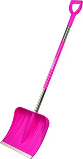 Freund Victoria Schneeschaufel 40 cm Colourline Schneeschieber pink Stiel 105 cm 